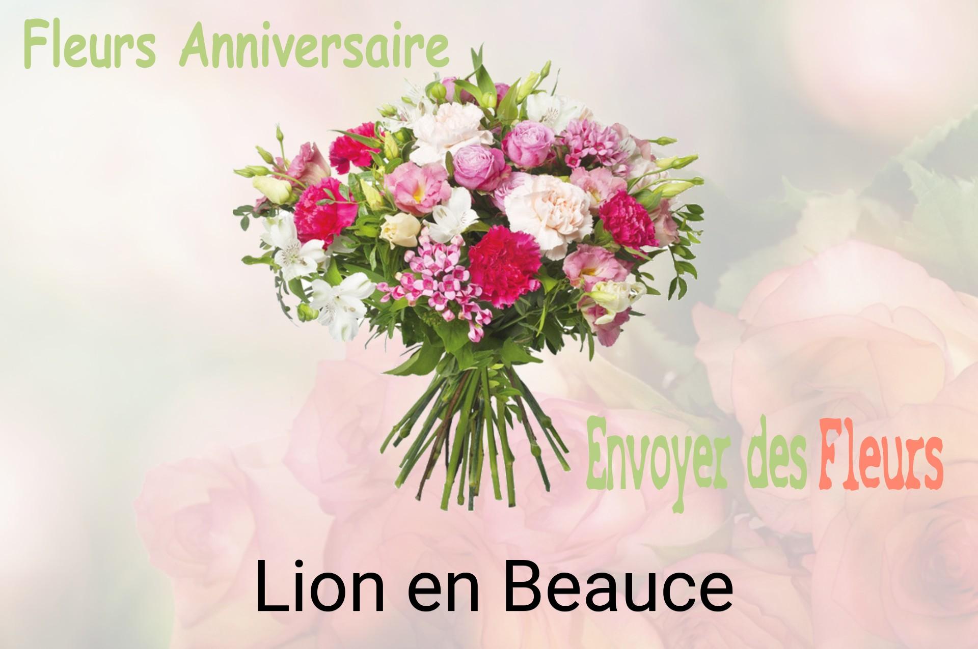 Bouquet de fleurs d’anniversaire livré à Lion-en-Beauce